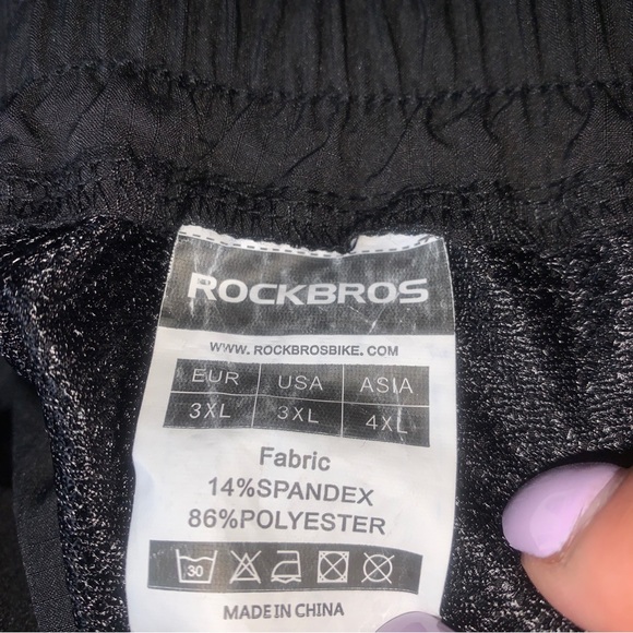 ROCKBROS Cycling Pants Men’s Size 3XL Lightweight Quick Dry - Picture 5 of 6
